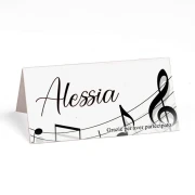 Segnaposto Personalizzabili tema Musica