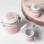 Bomboniere Battesimo e Nascita 2025 Linea Baby Box Barattolino Orsetto Rosa con frase