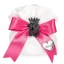 Bomboniere 18° compleanno 2025 Magnete con corona numero 18 nero con glitter