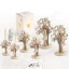 Bomboniere Solidali Matrimonio Quadrifoglio 2020 Linea Chiara, composta da Statuine e profumatore Coppia con Albero della Vita 