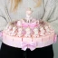 Torta Bomboniere Battesimo Bimba 20 Fette con Principesse