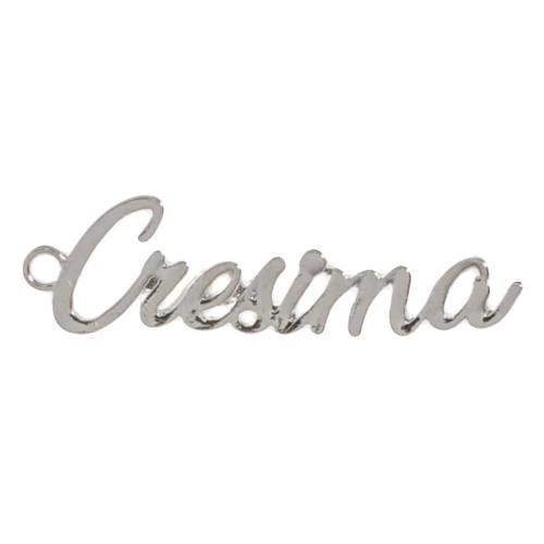 Ciondolo scritta Cresima per Bomboniere Cresima