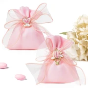 Bomboniere 2026 Linea Cielo Rosa Sacchettini Portaconfetti