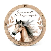 Bomboniere Tema Equitazione Cavallo Orologio Personalizzato