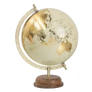 Mappamondo vintage oro e avorio idea regalo 2026