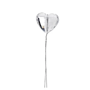 Cuori effetto cristallo confezione 24 pz per decorare bomboniere