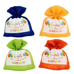 Bomboniere Compleanno 2026 Linea Corda Birthday Sacchettino portaconfetti con stampa