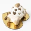 Bomboniera Carrozza in ceramica su base oro con nome personalizzabile