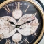 Regalo tema viaggio orologio grande mappamondo vintage nero