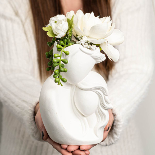 Bomboniere 2024 Vaso a forma di coppia di sposi in ceramica - Alta Qualità