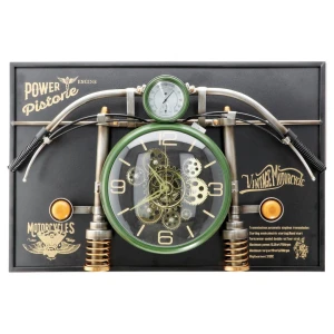 Orologio in metallo a forma di Motocicletta fatto a mano - idea regalo