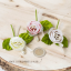 Fiore Pick Rosa per decorazione o confezionamento bomboniere