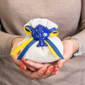 Bomboniere Pumo Pugliese calamita Blu