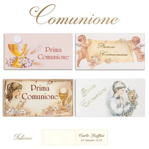 Bigliettini Bomboniere Comunione
