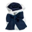 ULTIMI PEZZI 35 Sacchettini portaconfetti Eleganti con Rosa e Fiocco Blu 11 cm PREZZO PER TUTTI