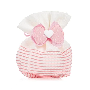 Bomboniere Battesimo e Nascita Bimba 2026 Linea Papillon Sacchettino Quadrato Portaconfetti