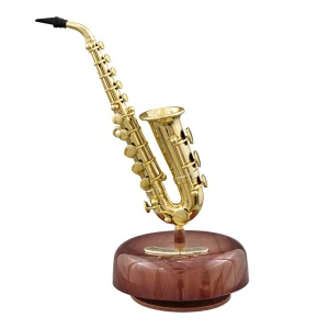 Bomboniere 2027 Comunione Carillon Sassofono con base