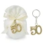 Bomboniera Portachiavi 50esimo Anniversario di Matrimonio d\'Oro