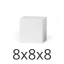 8x8 h 8 cm