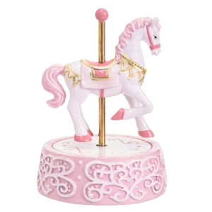 Bomboniera battesimo bimba cavallino Carillon