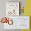 Partecipazione Matrimonio Originale con bicicletta e cuori Rosso - Sesia