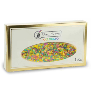 Riso per Matrimonio Colorato Antimacchia 1kg