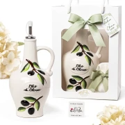 Bomboniere Oliere in Porcellana Decorate con Olive