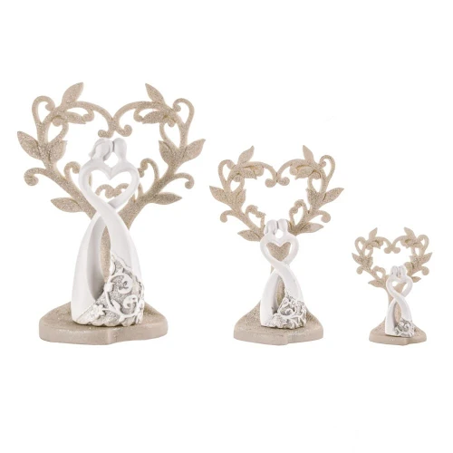 bomboniere matrimonio 2020 elegante Coppia di sposi per nozze con albero della vita