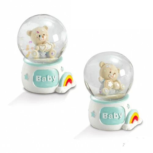 Bomboniere Solidali Quadrifoglio 2020 Linea Felice bimbo orso palla di neve