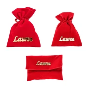 Bomboniere Laurea 2026 Linea Flash, Sacchettini portaconfetti con applicazione