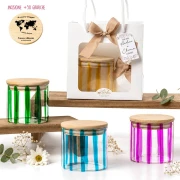 ⚡ OFFERTISSIMA Bomboniere Barattoli Ermetici in vetro e Bamboo personalizzabile