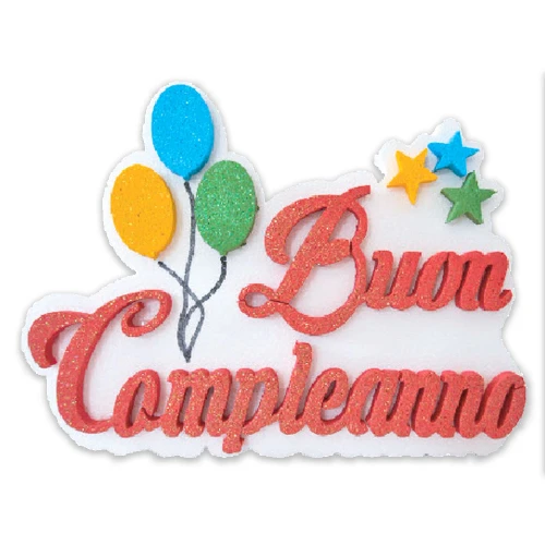 Decorazione per Compleanno in polistirolo