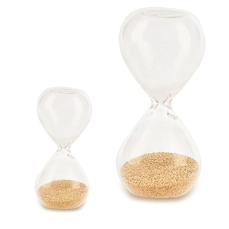 Bomboniere 50 anniversario matrimonio pendente fiocco dorato abbinato con  sabbia clessidra in vetro : : Casa e cucina