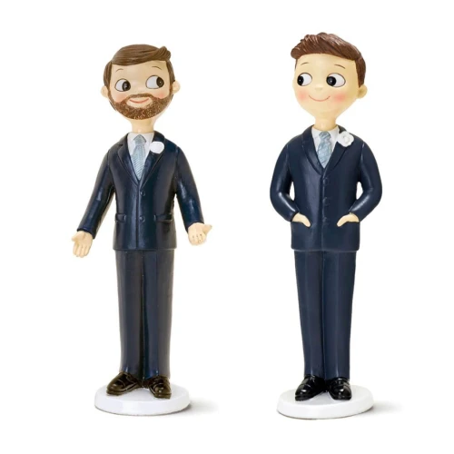 Cake topper nozze gay uomo uomo unioni civili