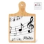Bomboniere Tema Musica Personalizzate Tagliere in legno