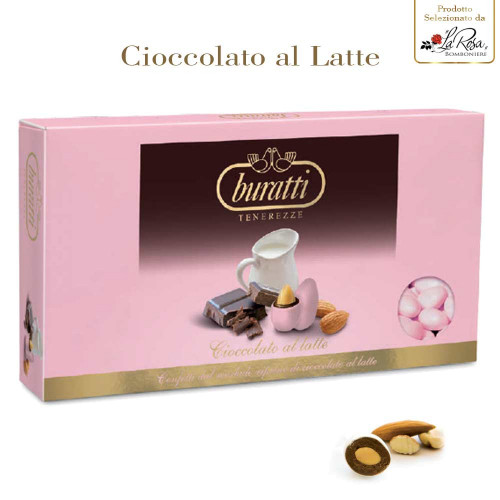 Confetti Buratti - Tenerezze Cioccolato al Latte rosa
