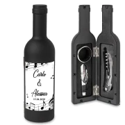 Idea Bomboniera Utile Tema Musica Bottiglia di Vino Set accessori Vino