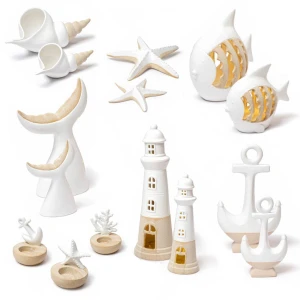Bomboniere 2026 Soggetti in ceramica tema mare - Alta Qualità