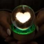 Bomboniere 2027 Nozze di Smeraldo Sfera LED Delfini innamorati personalizzabile
