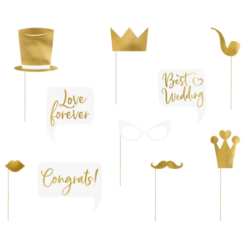 Photo Booth Matrimonio - kit per foto simpatiche