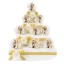 Torta Cesto struttura Porta Bomboniere nozze oro