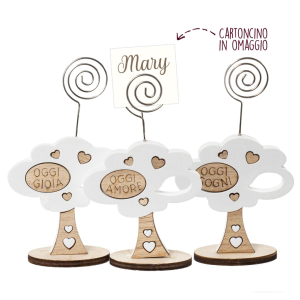 Bomboniere 2025 Linea Decorus Albero Clip Segnaposto