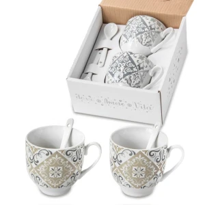Bomboniere Set tazzine da caffè Decorate Grande