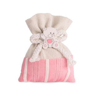 Sacchettini Portaconfetti Battesimo Nascita Bimba Piatto