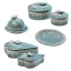 bomboniere porcellana per matrimonio stile shabby chic tiffany