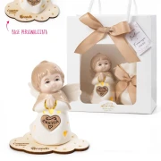 ⚡OFFERTISSIMA Bomboniere Angioletto Led in Preghiera in Porcellana Personalizzabile