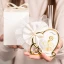Bomboniere 2027 Icona Profumatore Cresima Personalizzabile a forma di cuore con cappello e bastone in resina
