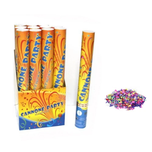 cannone sparacoriandoli 50 cm coriandoli colorati