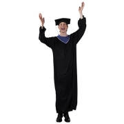 Abbigliamento Laureato cappello e toga