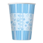 8 bicchieri carta 200cc baby boy